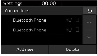 Connessione dispositivi Bluetooth