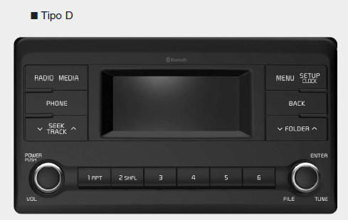 Funzioni dell'impianto audio