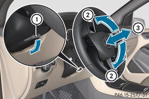 Regolazione del volante 