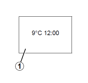 Ora e temperatura esterna 