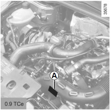 Targhetta di identificazione motore 